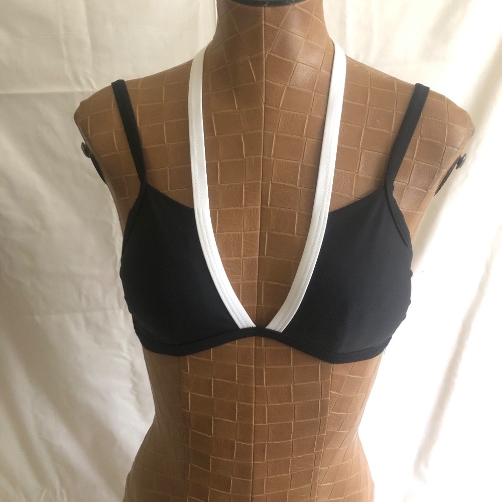 NWOT Swim Suit Top by MPG in Black & White